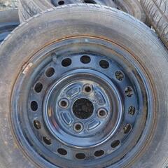 スチールホイール　4x100 GOODYEAR 155/65/13の画像