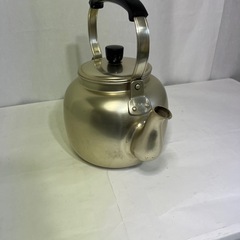 やかん 金色 昭和 レトロ ５L 大きなヤカン 刻印 アルミニウム 昔ながら　の画像