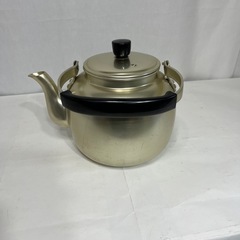 やかん 金色 昭和 レトロ ５L 大きなヤカン 刻印 アルミニウム 昔ながら　の画像