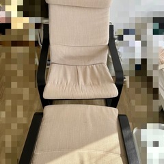 POÄNG ポエング ソファ/パーソナルチェア＆オットマン, ブ...
