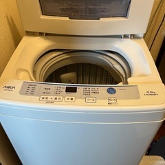 【お譲り先確定】全自動洗濯機6.0kg　AQW-S60E