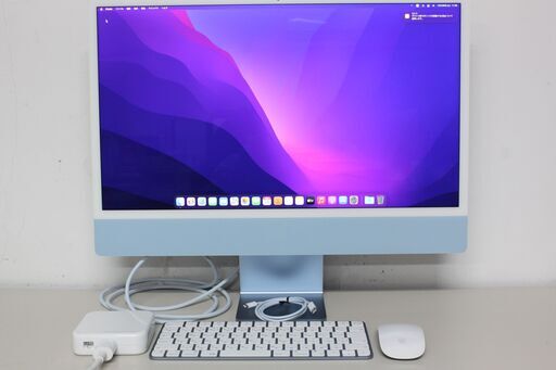 iMac（24インチ,M1,2021）256GB/8GB〈MGPK3J/A〉⑥