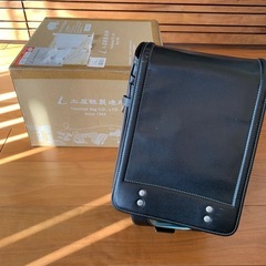 土屋鞄製造所　ランドセル　紺×水色 大きなダメージなし 程度よし...