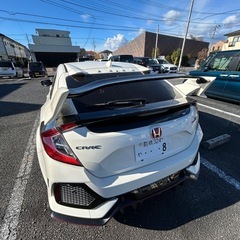 ホンダ　シビックタイプR FK8 チャンピオンシップホワイト　車検8年12月の画像