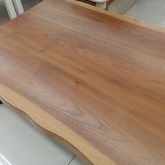 ★ジモティ割あり★ 高松辰雄商店 テーブル ブラウン H40.5×D78×W120 クリーニング済み HJ5498の画像