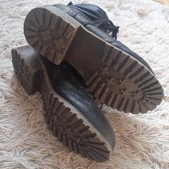 S【ショートブーツ】編み上げ レースアップシューズ y2kの画像