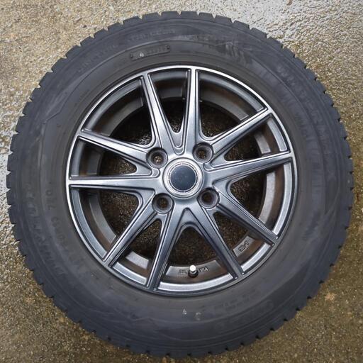 【 13インチ 】WINTER MAXX 中古スタッドレス  ( 中古アルミホイール付)  4本セット