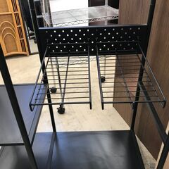 ニトリ　マルチハンガーラック 　収納　おすすめ　一人暮らし　二人暮らし　メタル　ブラック　堺市　石津　ジャングルジャングル石津の画像