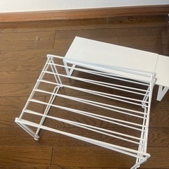 山崎実業(Yamazaki) 伸縮洗濯機排水口上ラック ホワイト プレート 防水パン 収納ラック 排水口カバーの画像