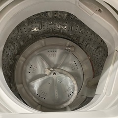 【お話し中】少々サビあり❗️ 2017年製　YAMADA 全自動洗濯機　4.5kgの画像