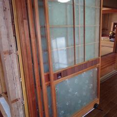 ガラス障子の画像