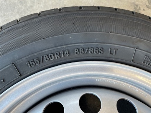 新車外し 155/80R14 トヨタ プロボックス '24年製