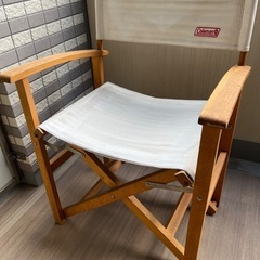 コールマン◇Coleman 折り畳み式 ウッドチェアの画像