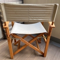 コールマン◇Coleman 折り畳み式 ウッドチェアの画像