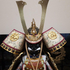 五月人形セット　注意(但し、写真中の太刀弓揃い、提灯除く)の画像