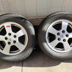 値下げしました!TOYOTA純正アルミ15インチスタッドレスタイヤ付き中古の画像