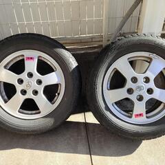 値下げしました!TOYOTA純正アルミ15インチスタッドレスタイヤ付き中古の画像