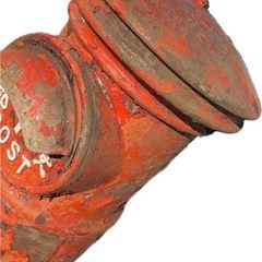 昭和レトロな郵便ポストの画像