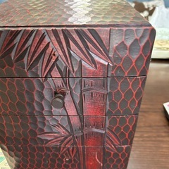 鎌倉彫　
小引き出し　ミニ箪笥　ジャンク