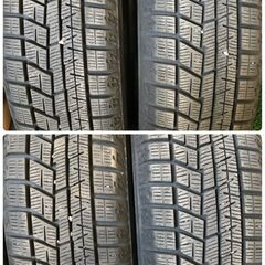 SR1264 SR1265 19年製 YOKOHAMA ヨコハマ ice GUARD ig60 14×4.5J スチールホイール付 4本 トヨタ ピクシス 純正ホイールキャップ 4枚付の画像