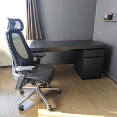 【※お譲り決定しました】パソコンデスク&チェア