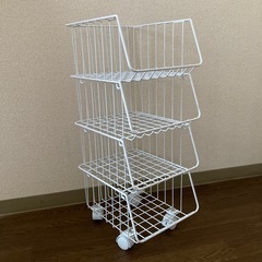 [お取り引き決定]スタッキングワイヤーラックの画像