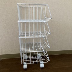 [お取り引き決定]スタッキングワイヤーラックの画像