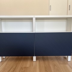 美品！IKEAベストー　カウンター下収納