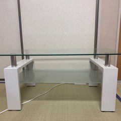 【値下げ】ガラステーブルの画像