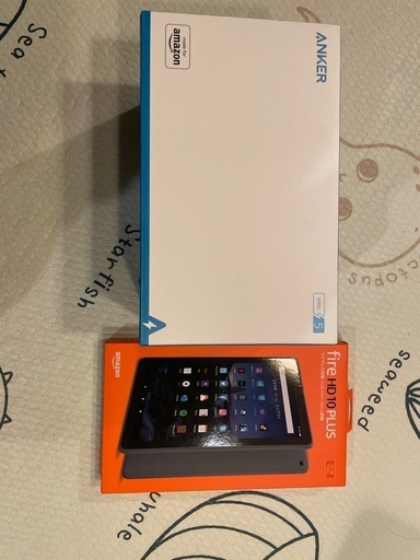 fire hd 10 plusとアンカー充電スタンド