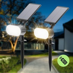 【新品】ソーラーライト 2個セット LED 屋外