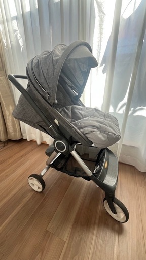 ストッケ　付属品とストッケ用防寒フットマフ