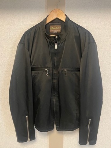 THE REAL McCOYS/シングルライダースジャケット/40/レザー/BLK//