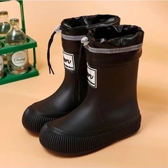 未使用商品　
長靴　レインシューズ 黒 ショートブーツ　雨靴 防...