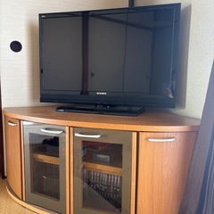 テレビ&テレビ台セットの画像