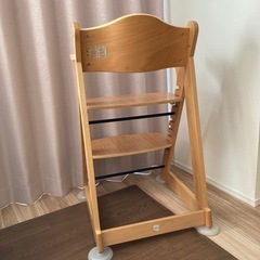 KATOJI木製ワイドハイチェアの画像