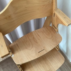 KATOJI木製ワイドハイチェアの画像