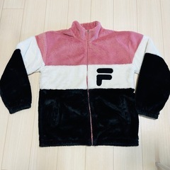 FILA フィラ メンズ アウター モコモコアウター ボアジャンパー　Lの画像