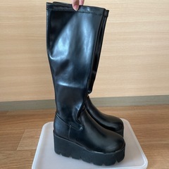 ロングブーツ22.5cmの画像