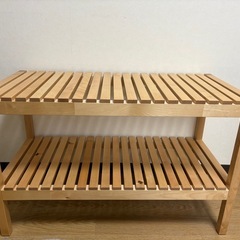 IKEA MOLGER モルゲル ウッドベンチ