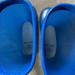 18.0cm長靴　青色　レインブーツの画像