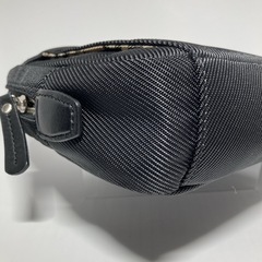 【美品】BURBERRY バーバリー　セカンドバッグ ナイロンキャンバス/レザー ブラック の画像