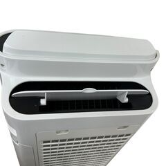 在b 美品 SHARP 加湿空気清浄機 KC-N500Y-W 2021製 プラズマクラスター7000 インフルエンザ予防 ホワイト シャープ 動確済みの画像