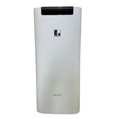 在c SHARP 加湿空気清浄機 KI-PS40-W 2022製 プラズマクラスター25000 インフルエンザ予防 ホワイト シャープ 動確済み スリムタイプの画像