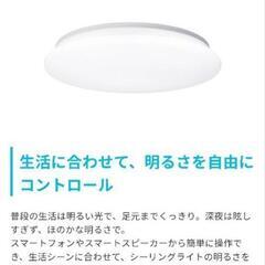 【新品】+Style LEDシーリングライト 8畳 - 10畳 調光 PS-CEL-W02-FFSの画像