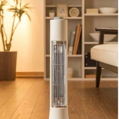 電気ストーブ スリムカーボン ヒーター フィガロ ホワイト CBT-1632WHの画像