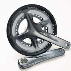 シマノ SHIMANO CLARIS クラリス クランクセット FC-R2000-CG 50×34T 8S 165mm チェーンガード付