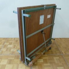 【中古】ポータブルステージ W2400×D1200×H200mm (4) 折りたたみ 台 仮設 簡易 ステージ台 集会 宴会 催事 催し物 公演 イベント 体育館の画像