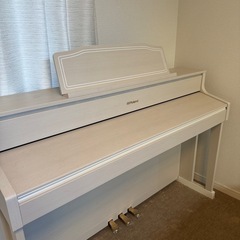 高級電子ピアノmilky wood色Rolandと島村楽器のコラ...