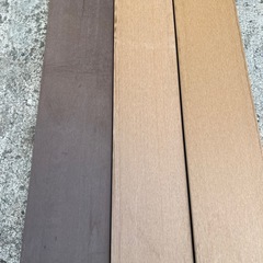ウッドデッキ床板　樹脂素材　写真右受渡者決定　の画像